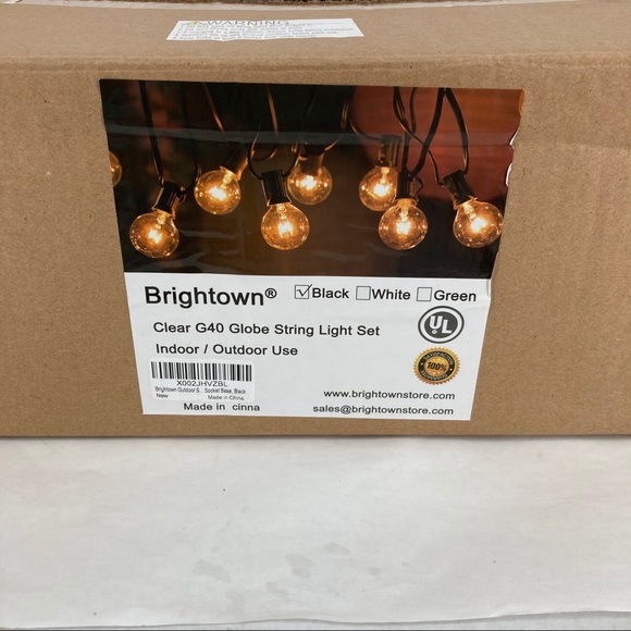 Brightown Other - Brightown ClearG40 Globe Light Set